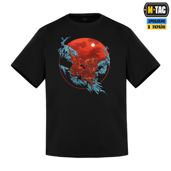 M-Tac футболка Two Samurai Oversize Cotton Hard Black - 80163002-XS