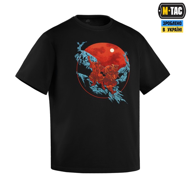 M-Tac футболка Two Samurai Oversize Cotton Hard Black - 80163002-XS
