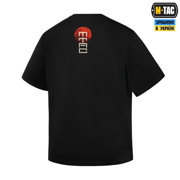 M-Tac футболка Two Samurai Oversize Cotton Hard Black - 80163002-XS