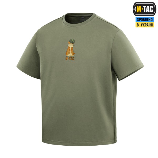 M-Tac футболка Orange Cat Cotton Hard Light Olive - 80165038-S M-Tac футболка Orange Cat Cotton Hard Light Olive - 80165038-S