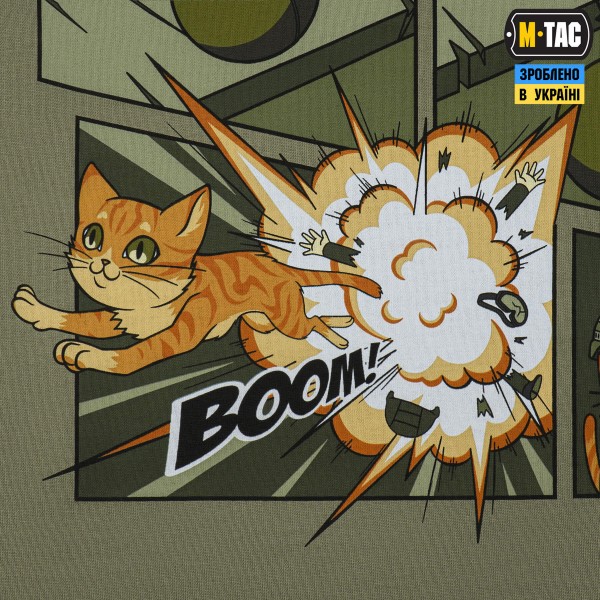 M-Tac футболка Orange Cat Cotton Hard Light Olive - 80165038-S M-Tac футболка Orange Cat Cotton Hard Light Olive - 80165038-S