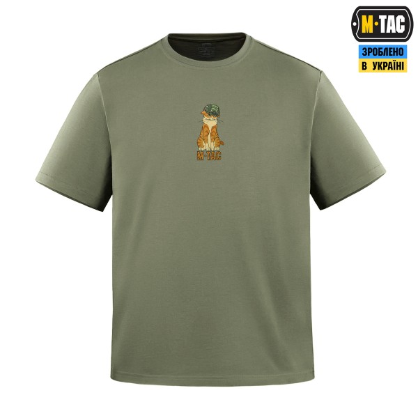 M-Tac футболка Orange Cat Cotton Hard Light Olive - 80165038-S M-Tac футболка Orange Cat Cotton Hard Light Olive - 80165038-S