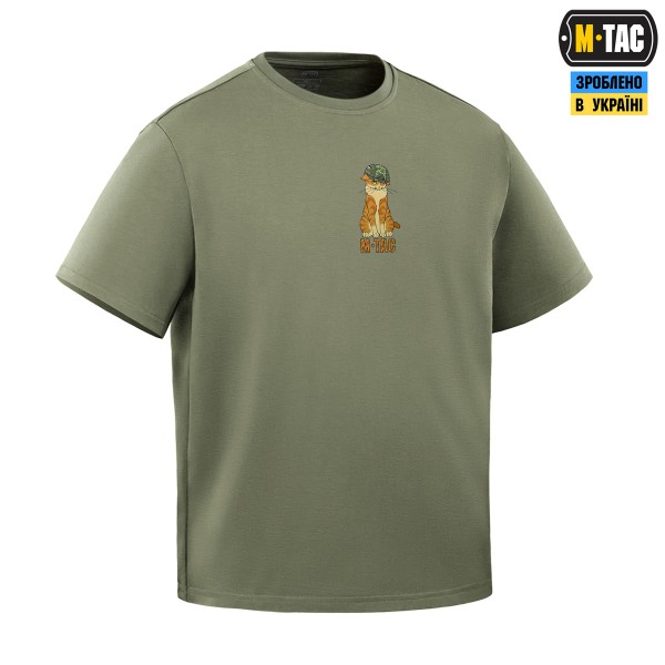 M-Tac футболка Orange Cat Cotton Hard Light Olive - 80165038-S M-Tac футболка Orange Cat Cotton Hard Light Olive - 80165038-S