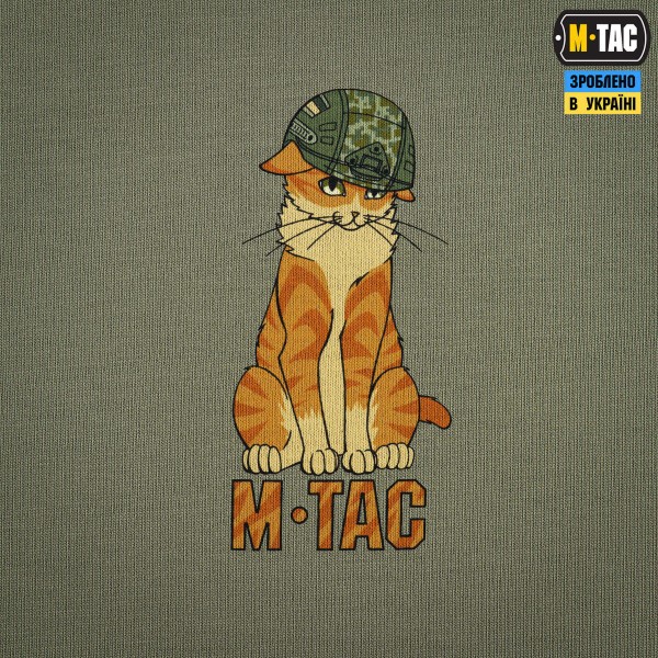 M-Tac футболка Orange Cat Cotton Hard Light Olive - 80165038-S M-Tac футболка Orange Cat Cotton Hard Light Olive - 80165038-S