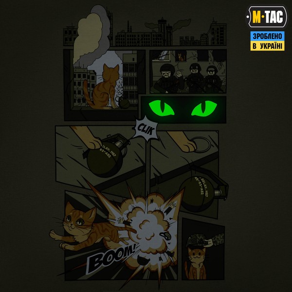 M-Tac футболка Orange Cat Cotton Hard Light Olive - 80165038-S M-Tac футболка Orange Cat Cotton Hard Light Olive - 80165038-S