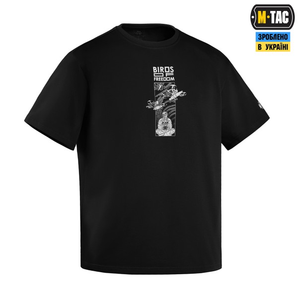 M-Tac футболка Birds of freedom Cotton Hard Black - 80167002-S