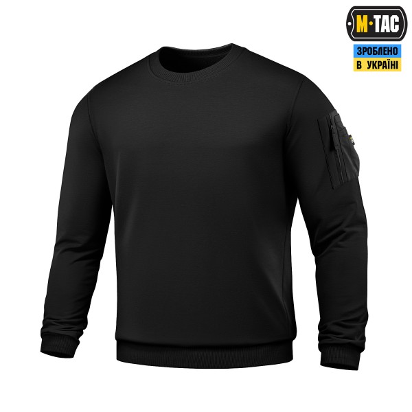 M-Tac світшот Nylon Pocket Cotton Hard Black - 80180002-M