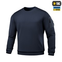 M-Tac свитшот Nylon Pocket Cotton Hard Indigo Blue
