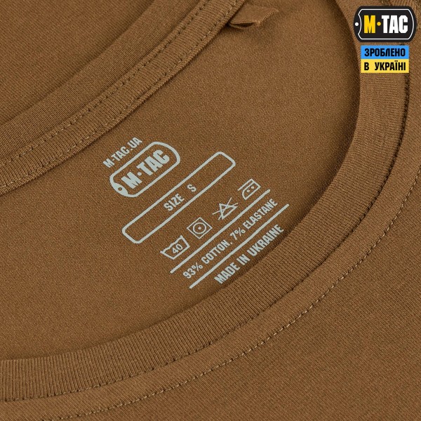 M-Tac футболка 93/7 Summer Comfort Fit Coyote Brown - 80181017-L