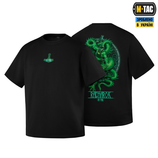 M-Tac футболка Ragnarok Night Vision Cotton Hard Black - 80187002-S
