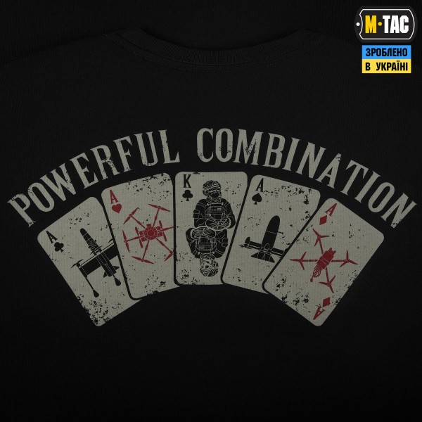 M-Tac футболка Powerful Combination Cotton Hard Black - 80211002-L