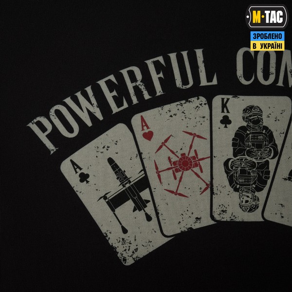 M-Tac футболка Powerful Combination Cotton Hard Black - 80211002-L
