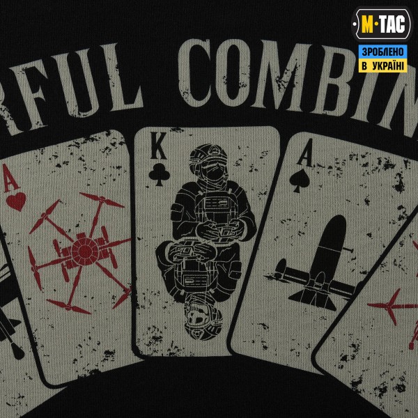 M-Tac футболка Powerful Combination Cotton Hard Black - 80211002-L