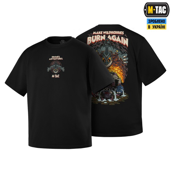 M-Tac футболка Drones Adventures Cotton Hard Black - 80214002-S