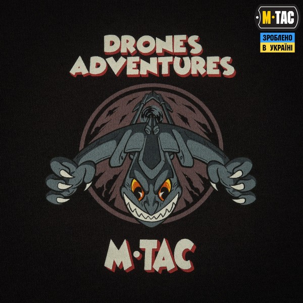 M-Tac футболка Drones Adventures Cotton Hard Black - 80214002-S M-Tac футболка Drones Adventures Cotton Hard Black - 80214002-S