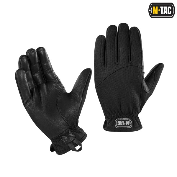 M-Tac перчатки Scout Tactical Mk.2 кожаные Black - 90319002