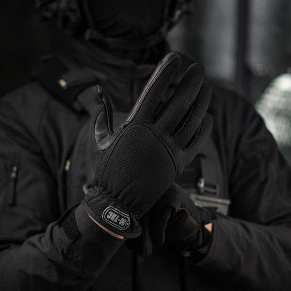 M-Tac перчатки Scout Tactical Mk.2 кожаные Black - 90319002 M-Tac перчатки Scout Tactical Mk.2 кожаные Black - 90319002