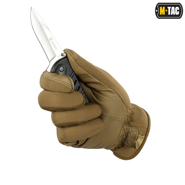 M-Tac рукавички Scout Tactical Mk.2 шкіряні Coyote - 90319005 M-Tac рукавички Scout Tactical Mk.2 шкіряні Coyote - 90319005