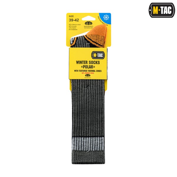 M-Tac шкарпетки Polar Merino 40% Long Black - FL-2402 M-Tac шкарпетки Polar Merino 40% Long Black - FL-2402