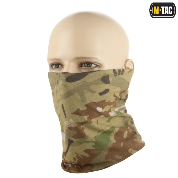 M-Tac шарф-труба облегченный War Camo - HLI-BUFF-WARCAMO