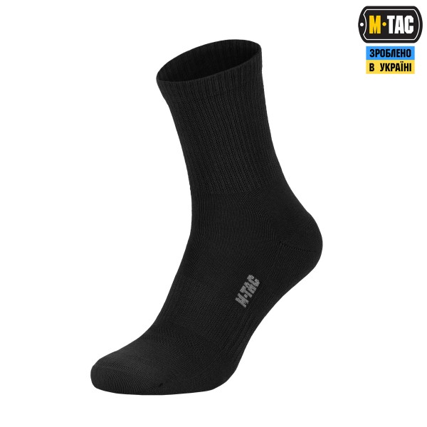 M-Tac шкарпетки Tactical Socks Cotton 67% Black - HLI-FL-2594-BK