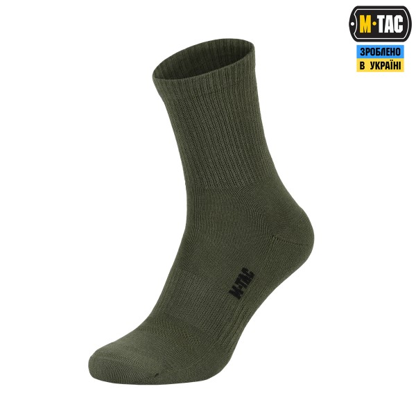 M-Tac шкарпетки Tactical Socks Cotton 67% Olive - HLI-FL-2594-OD