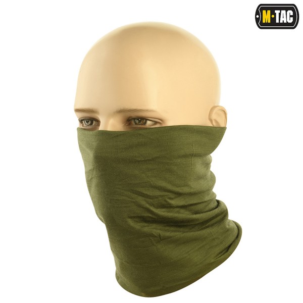 M-Tac шарф-труба Merino Wool Olive - HLI-MWB-OD