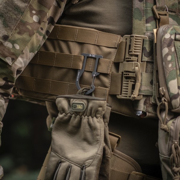 M-Tac карабин алюминиевый на снаряжение Dark Grey - L0070