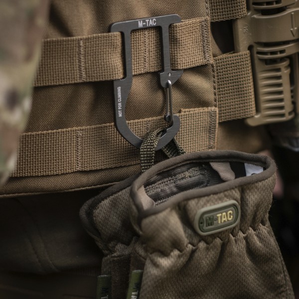 M-Tac карабин алюминиевый на снаряжение Dark Grey - L0070