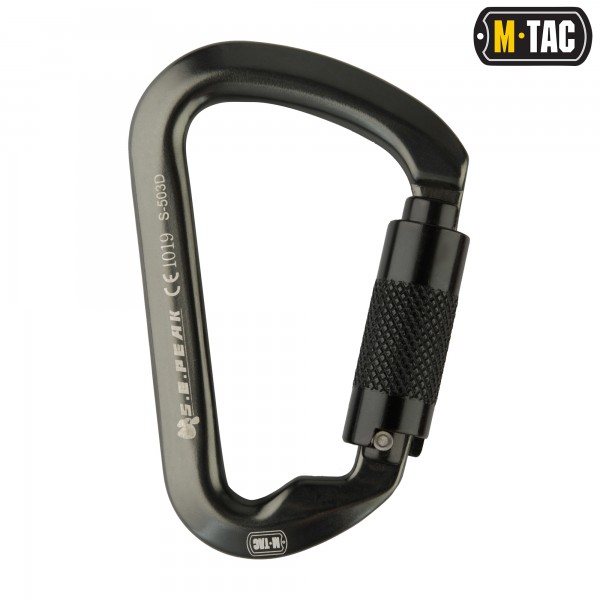 M-Tac карабин 10 см с байонетной муфтой Keylock серый - MTC-HDS30 M-Tac карабин 10 см с байонетной муфтой Keylock серый - MTC-HDS30