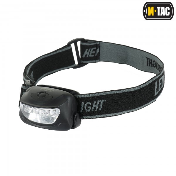 M-Tac фонарь налобный 4+1 LED Black - 60067002
