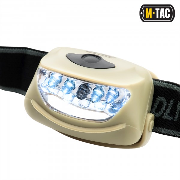 M-Tac фонарь налобный 4+1 LED Khaki - 60067004 M-Tac фонарь налобный 4+1 LED Khaki - 60067004
