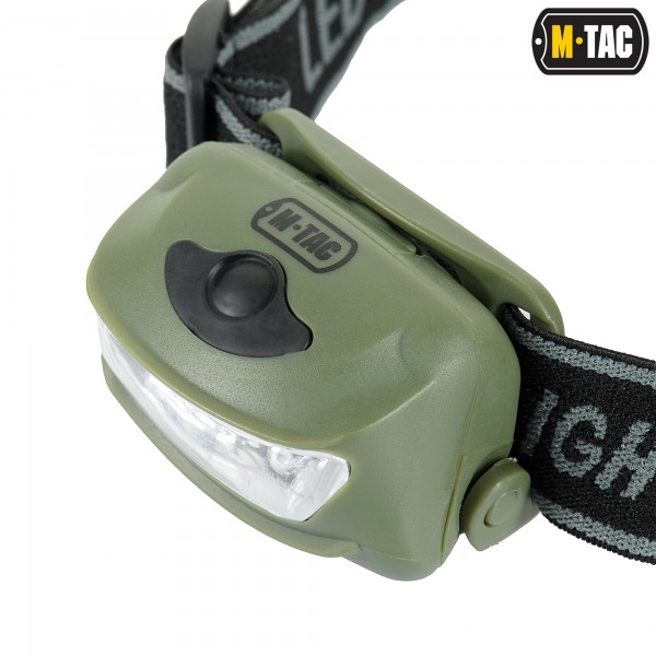 M-Tac фонарь налобный 4+1 LED Olive - 60067001 M-Tac фонарь налобный 4+1 LED Olive - 60067001