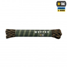 M-Tac шнурки black/coyote нейлон Mil-Spec