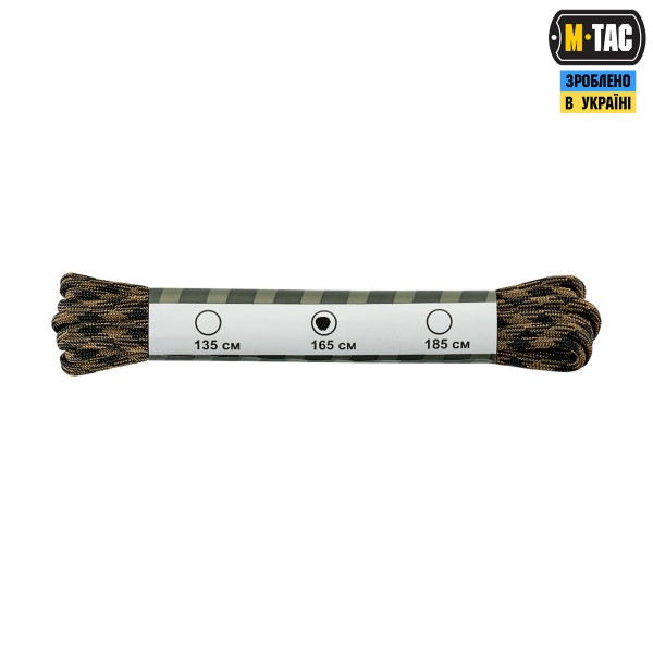 M-Tac шнурки black/coyote нейлон Mil-Spec - MTC-LACENMS-BC M-Tac шнурки black/coyote нейлон Mil-Spec - MTC-LACENMS-BC