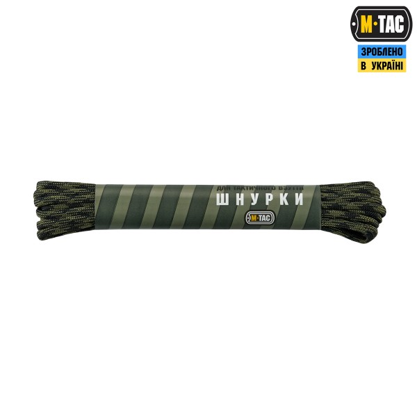 M-Tac шнурки black forest нейлон Mil-Spec - MTC-LACENMS-BF