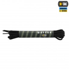 M-Tac шнурки black нейлон Mil-Spec