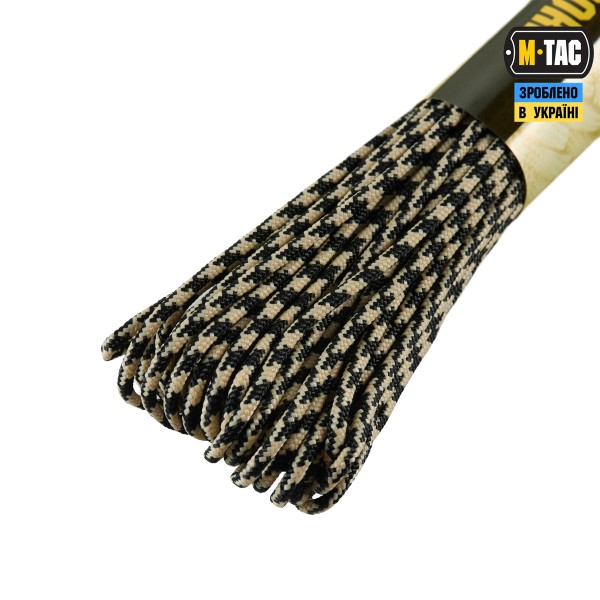 M-Tac паракорд Minicord 15m Black/Sand - MTC-MC15-BKSN M-Tac паракорд Minicord 15m Black/Sand - MTC-MC15-BKSN