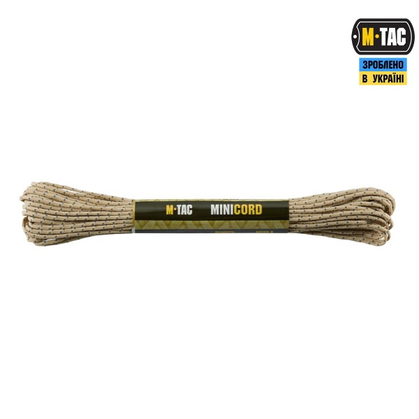 M-Tac паракорд Minicord 15m Sand Reflective - MTC-MC15-SNR