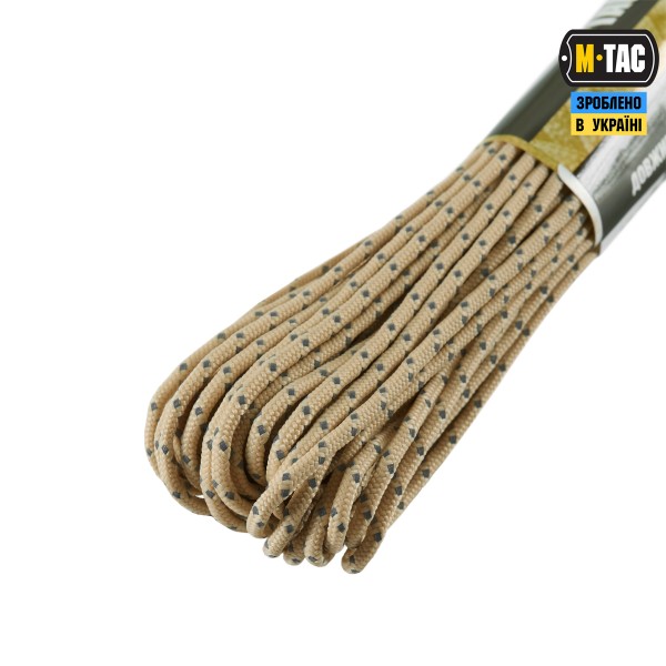 M-Tac паракорд Minicord 15m Sand Reflective - MTC-MC15-SNR M-Tac паракорд Minicord 15m Sand Reflective - MTC-MC15-SNR