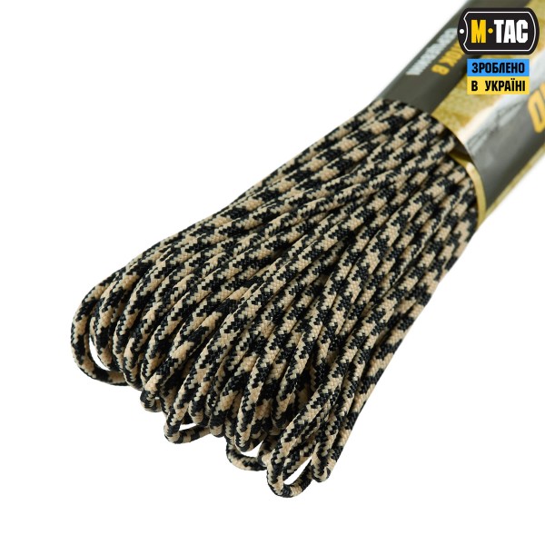 M-Tac паракорд Minicord 30m Black/Sand - MTC-MC30-BKSN M-Tac паракорд Minicord 30m Black/Sand - MTC-MC30-BKSN