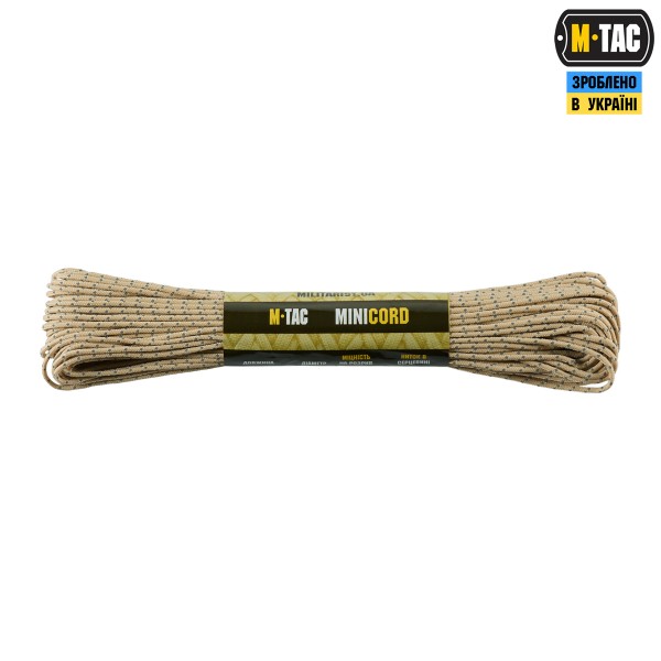 M-Tac паракорд Minicord 30m Sand Reflective - MTC-MC30-SNR