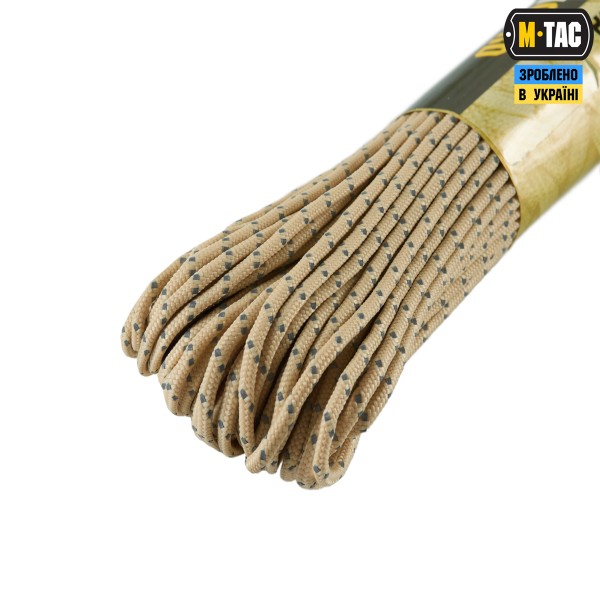 M-Tac паракорд Minicord 30m Sand Reflective - MTC-MC30-SNR M-Tac паракорд Minicord 30m Sand Reflective - MTC-MC30-SNR