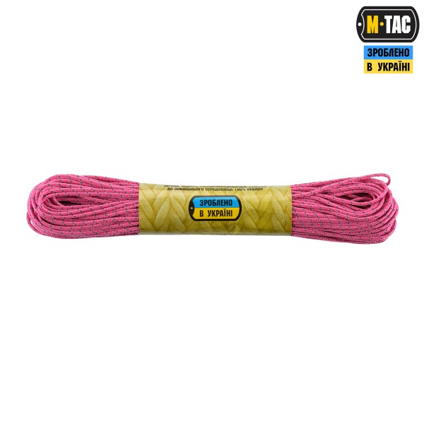 M-Tac паракорд Minicord Reflective Neon Pink 30м - MTC-MCRF30-NP M-Tac паракорд Minicord Reflective Neon Pink 30м - MTC-MCRF30-NP