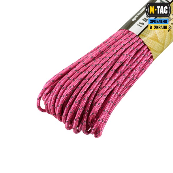 M-Tac паракорд Minicord Reflective Neon Pink 30м - MTC-MCRF30-NP M-Tac паракорд Minicord Reflective Neon Pink 30м - MTC-MCRF30-NP
