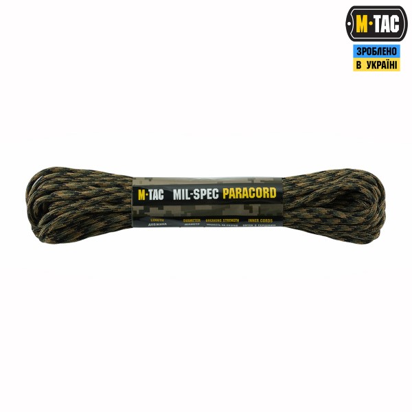 M-Tac паракорд 550 mil-spec 15m Woodland Marpat - MTC-MSPC15-WM