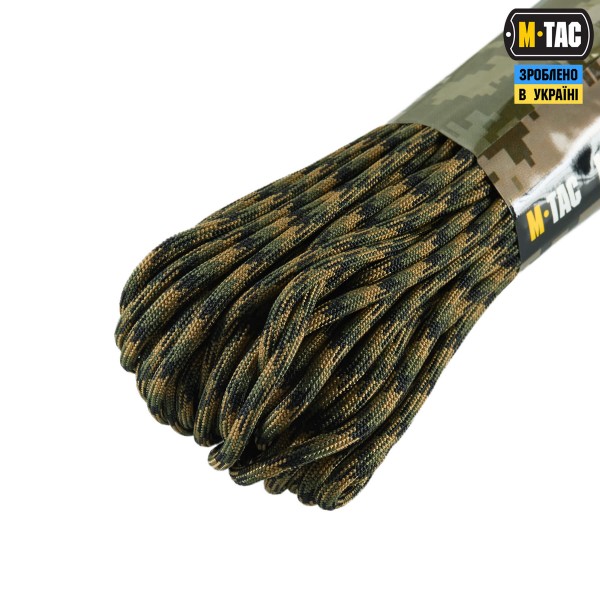 M-Tac паракорд 550 mil-spec 30m Woodland Marpat - MTC-MSPC30-WM