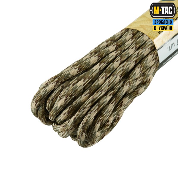 M-Tac паракорд 550 type III 15m Sand Camo - MTC-PC15-SC M-Tac паракорд 550 type III 15m Sand Camo - MTC-PC15-SC