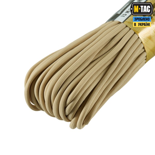 M-Tac паракорд 550 type III 30m Sand - MTC-PC30-SD