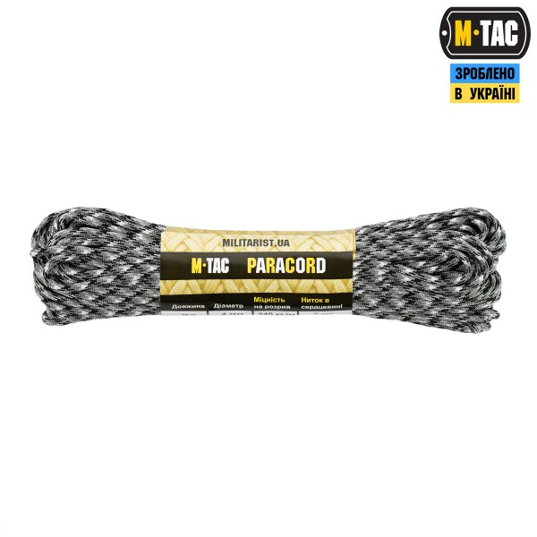 M-Tac паракорд 550 type III Winter Camo 30м - MTC-PC30-WC